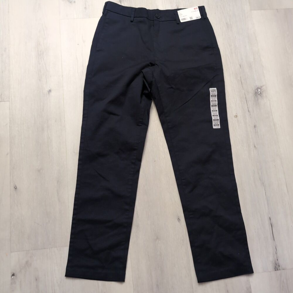 NWT Uniqlo Pants Men's Size 30 Navy Slim Fit Chino